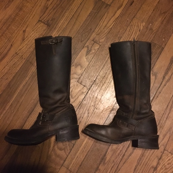 Frye Veronica Slouch Moto Boots - Picture 2 of 8